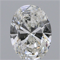 Diamante Natural 0.51 quilates, Ovalado , Color F, claridad SI2 y certificado GIA