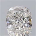 Diamante Natural 0.74 quilates, Del cojín , Color F, claridad VVS1 y certificado GIA