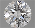 Natural Diamond 0.70 Carats, Round with Excellent Cut, D Color, VVS1 Clarity and Certified by GIA