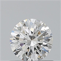 Diamante Natural 0.65 quilates, Redondo , Color F, claridad VVS1 y certificado GIA