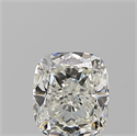 Natural Diamond 0.90 Carats, Cushion with  Cut, I Color, VVS1 Clarity and Certified by GIA