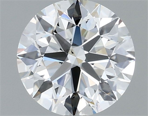 Picture of Natural Diamond 1.09 Carats, Round with Excellent Cut, I Color, VS2 Clarity and Certified by GIA