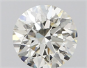 Diamante Natural 0.56 quilates, Redondo , Color I, claridad VVS1 y certificado IGI