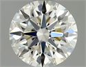 Diamante Natural 0.51 quilates, Redondo , Color K, claridad VVS2 y certificado GIA