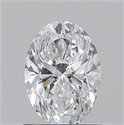 Natural Diamond 1.01 Carats, Oval with  Cut, D Color, VS2 Clarity and Certified by GIA