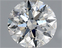 Diamante Natural 1.05 quilates, Redondo , Color H, claridad SI1 y certificado GIA