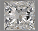 Diamante Natural 1.01 quilates, Princesa , Color H, claridad VVS2 y certificado GIA
