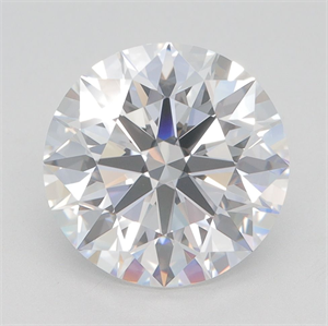Picture of Lab Grown Diamond 3.43 Carats, Round with Excellent Cut, D Color, VVS1 Clarity and Certified by GIA