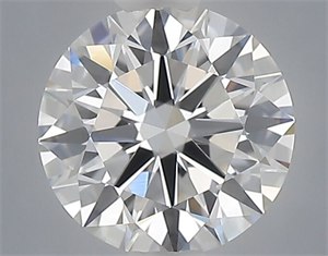 Picture of Lab Grown Diamond 1.06 Carats, Round with Excellent Cut, E Color, VVS2 Clarity and Certified by IGI