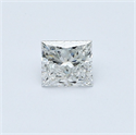 Natural Diamond 0.31 Carats, Princess with  Cut, D Color, SI1 Clarity and Certified by GIA