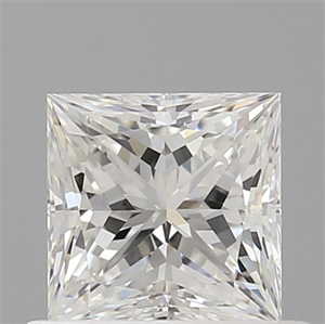 Picture of Natural Diamond 0.70 Carats, Princess with  Cut, G Color, VVS2 Clarity and Certified by GIA
