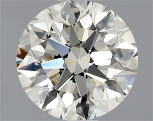 Foto Diamante Natural 0.90 quilates, Redondo , Color K, claridad SI1 y certificado GIA de