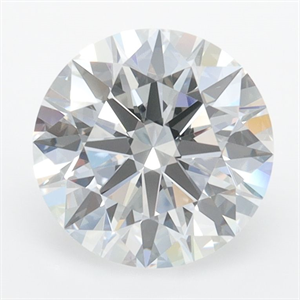 Picture of Lab Grown Diamond 2.26 Carats, Round with Ideal Cut, D Color, IF Clarity and Certified by IGI
