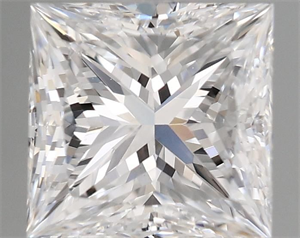 Foto Diamante Natural 0.70 quilates, Princesa , Color D, claridad VS1 y certificado GIA de