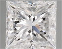 Natural Diamond 0.70 Carats, Princess with  Cut, D Color, VS1 Clarity and Certified by GIA