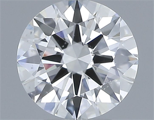 Picture of Natural Diamond 0.58 Carats, Round with Excellent Cut, G Color, SI1 Clarity and Certified by GIA