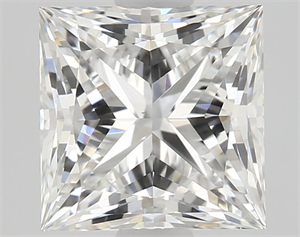 Picture of Natural Diamond 1.18 Carats, Princess with  Cut, F Color, VS1 Clarity and Certified by GIA