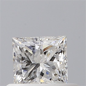 Picture of Natural Diamond 0.42 Carats, Princess with  Cut, F Color, SI1 Clarity and Certified by GIA