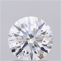 Lab Grown Diamond 1.43 Carats, Round with Ideal Cut, E Color, VS2 Clarity and Certified by IGI