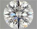 Diamante Natural 0.51 quilates, Redondo , Color I, claridad VS2 y certificado GIA