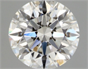 Diamante Natural 0.51 quilates, Redondo , Color I, claridad VS2 y certificado GIA