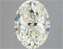 Natural Diamond 3.01 Carats, Oval with  Cut, J Color, VS1 Clarity and Certified by GIA