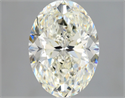 Natural Diamond 3.01 Carats, Oval with  Cut, J Color, VS1 Clarity and Certified by GIA