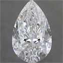 Diamante Natural 3.51 quilates, De pera , Color F, claridad SI1 y certificado GIA