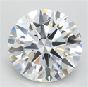 Lab Grown Diamond 4.97 Carats, Round with Excellent Cut, D Color, IF Clarity and Certified by GIA