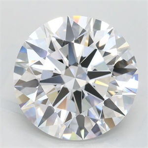 Picture of Lab Grown Diamond 4.97 Carats, Round with Excellent Cut, D Color, IF Clarity and Certified by GIA