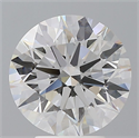 Lab Grown Diamond 4.09 Carats, Round with Ideal Cut, E Color, VVS2 Clarity and Certified by IGI