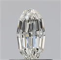 Natural Diamond 0.50 Carats, Oval with  Cut, J Color, VS1 Clarity and Certified by GIA