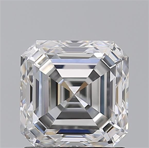 Picture of Natural Diamond 1.55 Carats, Asscher with  Cut, F Color, VS1 Clarity and Certified by GIA