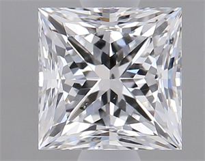 Picture of Natural Diamond 1.01 Carats, Princess with  Cut, E Color, SI1 Clarity and Certified by GIA