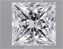 Natural Diamond 1.01 Carats, Princess with  Cut, E Color, SI1 Clarity and Certified by GIA