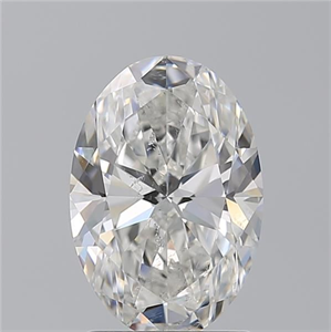 Picture of Natural Diamond 2.01 Carats, Oval with  Cut, G Color, SI2 Clarity and Certified by GIA