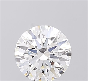 Picture of Lab Grown Diamond 1.02 Carats, Round with Ideal Cut, E Color, VS1 Clarity and Certified by IGI