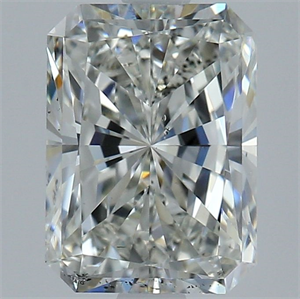 Foto Diamante Natural 2.01 quilates, Radiante , Color J, claridad SI1 y certificado GIA de