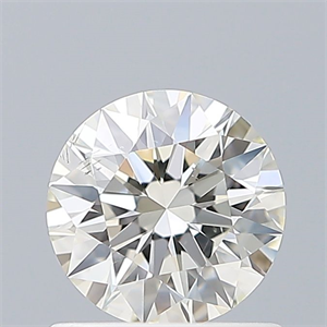 Picture of Natural Diamond 0.71 Carats, Round with Excellent Cut, I Color, SI1 Clarity and Certified by GIA