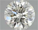 Natural Diamond 0.50 Carats, Round with Very Good Cut, L Color, VVS2 Clarity and Certified by GIA