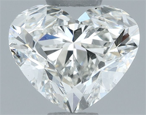 Picture of Natural Diamond 0.80 Carats, Heart with  Cut, J Color, SI1 Clarity and Certified by GIA