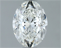 Natural Diamond 1.20 Carats, Oval with  Cut, H Color, VVS1 Clarity and Certified by GIA