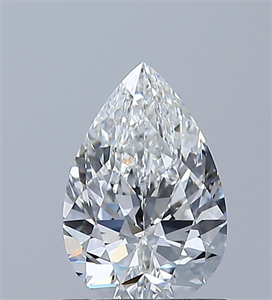 Picture of Natural Diamond 0.81 Carats, Pear with  Cut, F Color, VVS1 Clarity and Certified by GIA
