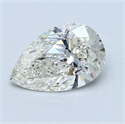Natural Diamond 1.51 Carats, Pear with  Cut, I Color, SI2 Clarity and Certified by GIA