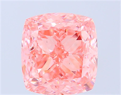 Picture of Lab Grown Diamond 4.55 Carats, CUSHION MODIFIED with  Cut, Fancy Vivid Pink Color, VS1 Clarity and Certified by IGI