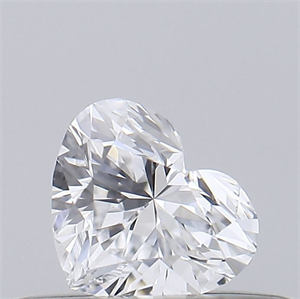 Picture of Natural Diamond 0.23 Carats, Heart with  Cut, D Color, VVS2 Clarity and Certified by GIA