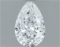 Natural Diamond 0.80 Carats, Pear with  Cut, E Color, VS1 Clarity and Certified by GIA