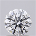 Lab Grown Diamond 0.81 Carats, Round with Ideal Cut, D Color, IF Clarity and Certified by IGI
