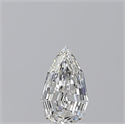 Diamante Natural 0.70 quilates, De pera , Color G, claridad SI1 y certificado GIA
