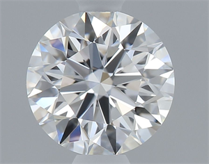 Picture of Natural Diamond 0.72 Carats, Round with Excellent Cut, E Color, VVS2 Clarity and Certified by GIA